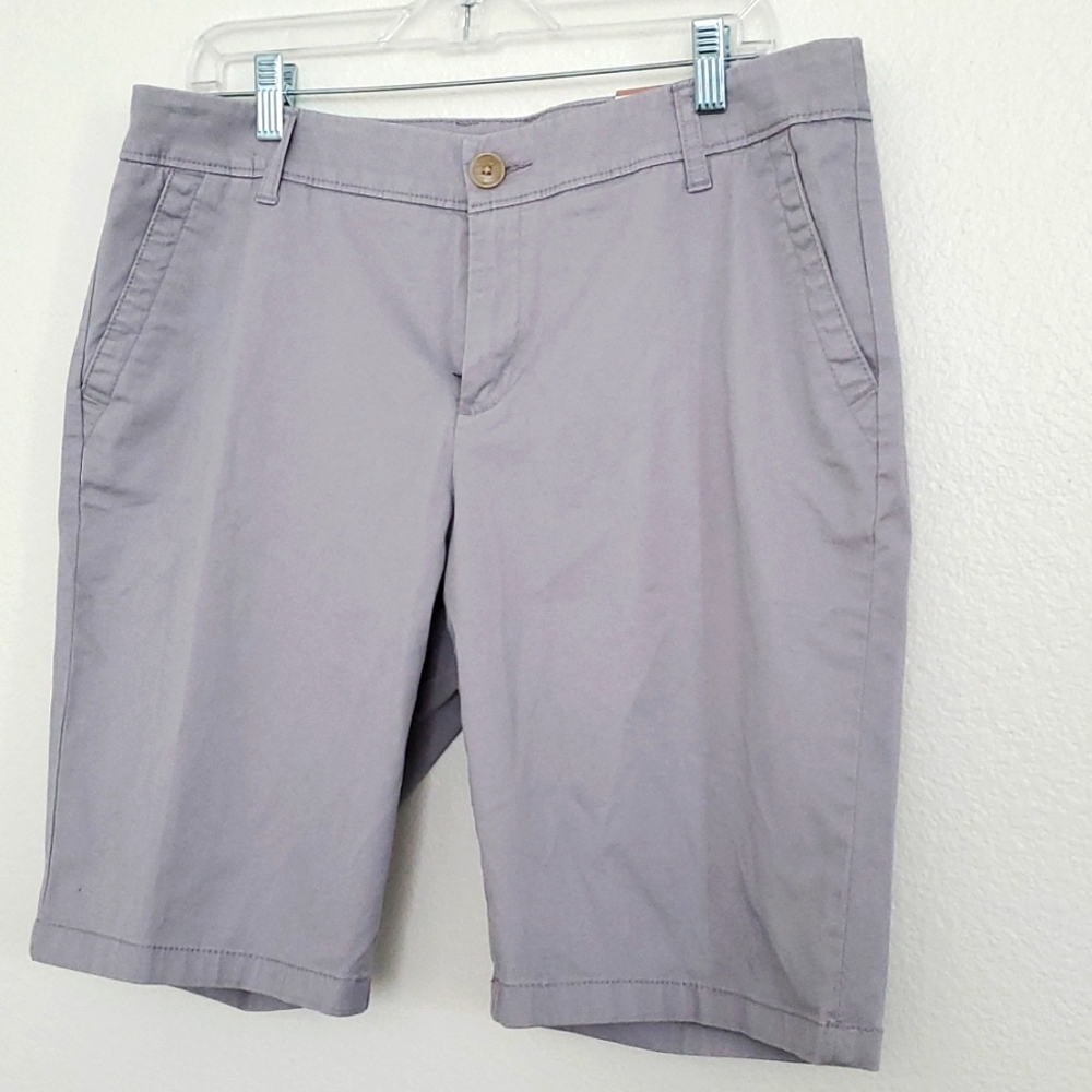 Chino Bermuda shorts size 12  dove grey
